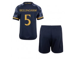 Real Madrid Jude Bellingham #5 Udebanesæt Børn 2023-24 Kort ærmer (+ korte bukser)